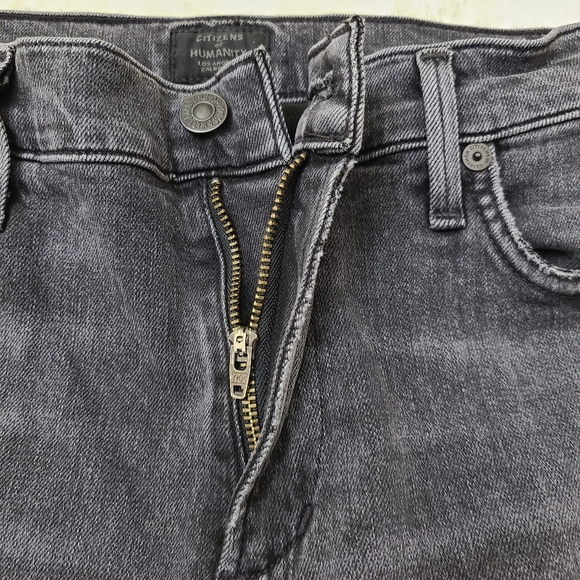 Citizens of Humanity Rocket Stone washed midrise skinny jeans, sz 27 - Picture 4 of 12